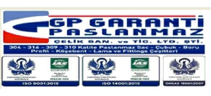 GP GARANTİ PASLANMAZ SAN TİC LTD ŞTİ